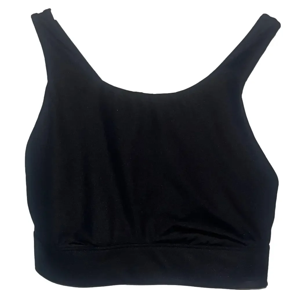 Fabletics Black High Impact Cross-Back Sports Bra | EUC | Sz S